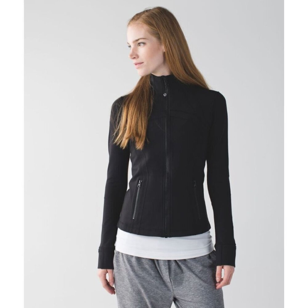 Lululemon Define Jacket Black Luon Size 10